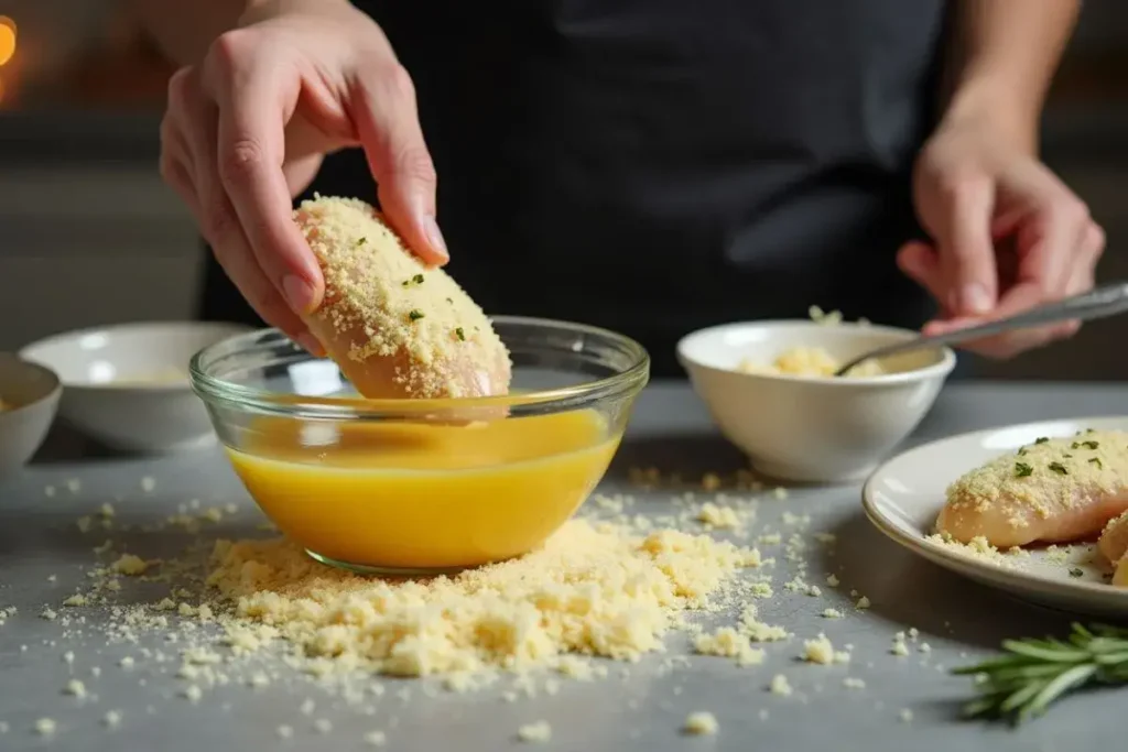 Creating the Signature Parmesan Crust